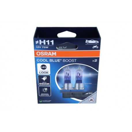 Cool Blue Boost H11 izzó 12V, 75W, PGJ19-2, 5000K (ECE nélkül) 2 db (eco)