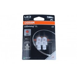 Ledriving SL W16W piros LED izzó (ECE nélkül) 2 db bliszter (öko)