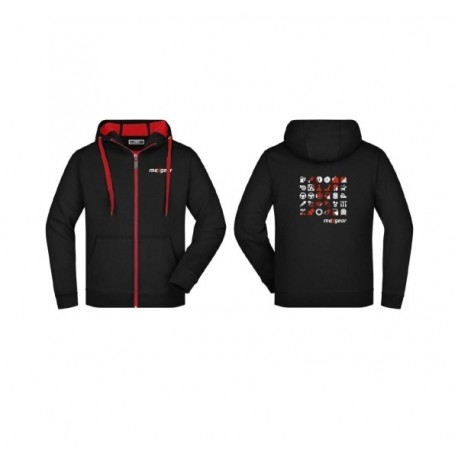 Fekete Maxgear logós pulóver méret s