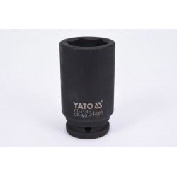 3/4 hüvelykes ütvecsavarozó dugókulcs 34 mm x 90 mm 6 szög hosszú YT-1134