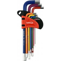 Imbuszkulcskészlet 1,5-10 mm, 9 darab YT05631