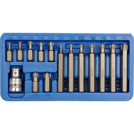 Torx speciális kulcskészlet T20-T55 15 db
