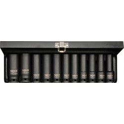 Hosszú ütvecsavarozó dugókulcs készlet 1/2, 10-24 mm YT1054