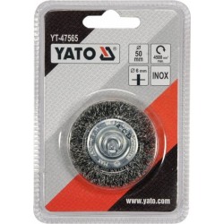 Tűzálló drótkorong csiszoló, inox, 50 mm YT47565