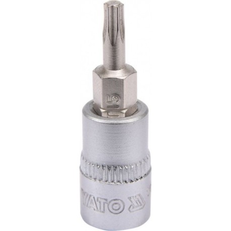 Torx csapos kulcs 1/4 T15 bal 37 mm YT04303
