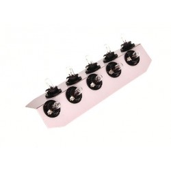 Bax izzó 12v/1,2w 8,4d fekete (műanyag foglalattal) 10db (ece nélküli) 0170283000