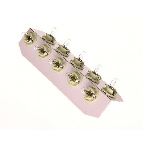 Bax izzó 12V/2W 8,4D világoszöld (műanyag foglalat) 10 db (ECE nélküli) 0170543000