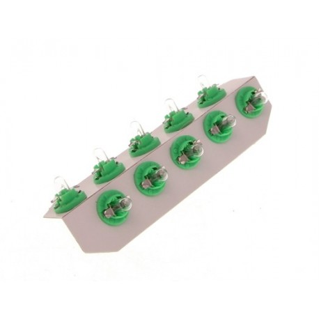 Bax 12v/2w 8,5d zöld izzó műanyag foglalattal 10 db (ece nélkül) 0170573000