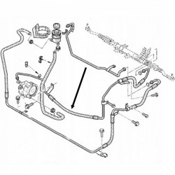 Renault Traffic II, Opel Vivaro A, Nissan Primastar szervokormány rendszer cső 8200762590