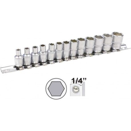 Eszközök - Condor Tools hatlapú dugókulcs készlet 1/4" 4-14 mm 13 darab