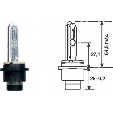 Xenon izzó D2S 4600K